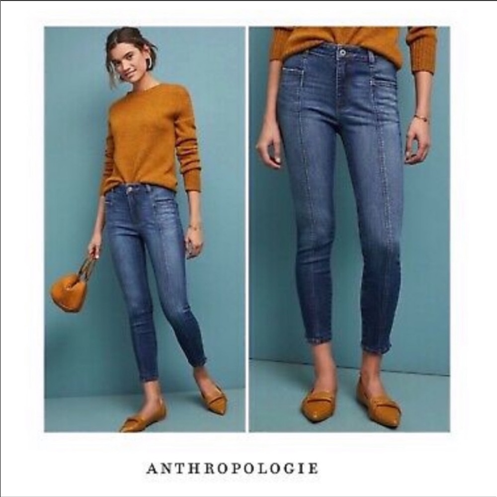 Anthropologie Pilcro High Rise Denim Legging